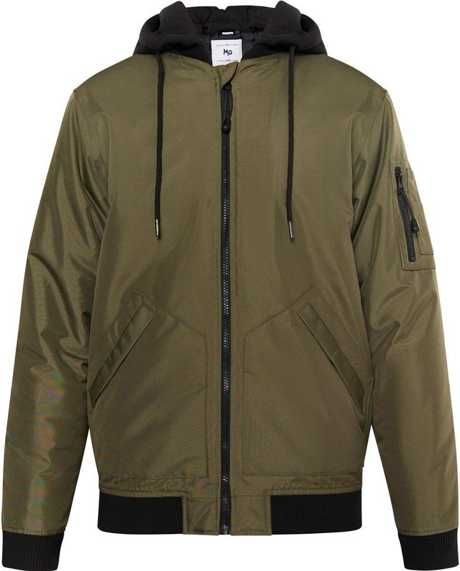 Mo - Gewatteerd Blousonjack - Licht - Zacht Glanzend - Hoge Opstaande Kraag