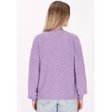 myMo - Ucy - Gebreid Vest - Lichtlila/Zwart