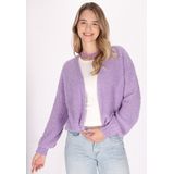 myMo - Ucy - Gebreid Vest - Lichtlila/Zwart