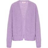 myMo - Ucy - Gebreid Vest - Lichtlila/Zwart