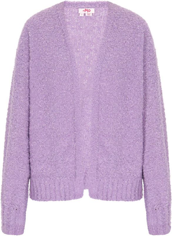 myMo - Ucy - Gebreid Vest - Lichtlila/Zwart