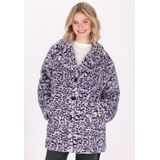 MYMO - Gebreide Jurk 'Biany' - Azuur - Korte Lengte - Aansluitende Pasvorm