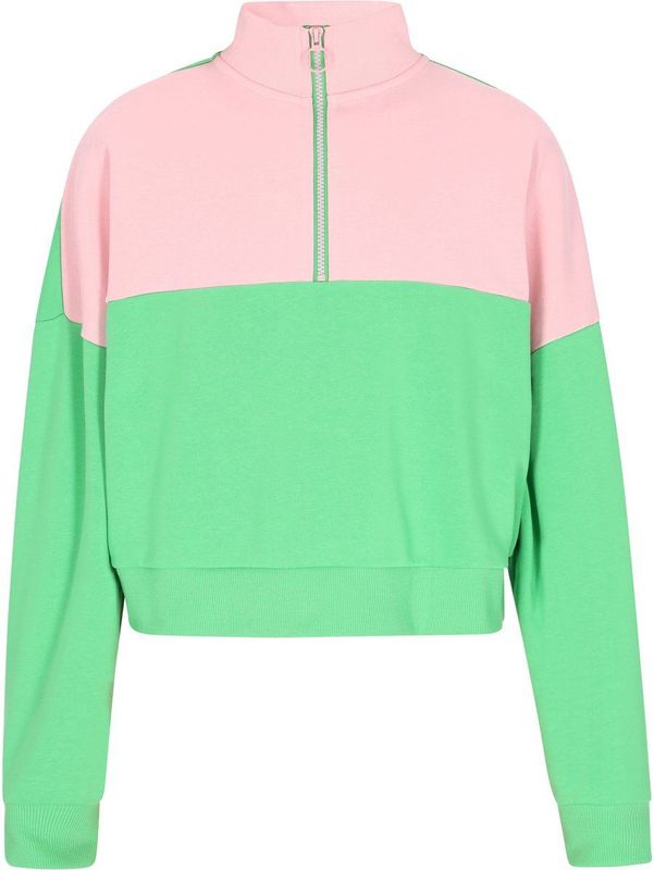 myMo - ATHLSR - Sweatshirt - Lichtgroen/Rosa