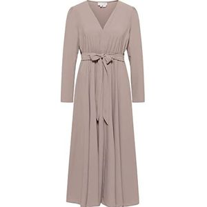 ALARY Jurk met lange mouwen voor dames, grijs, XL