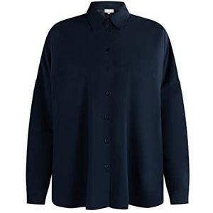 ALARY Hemdblouse voor dames, marineblauw, L