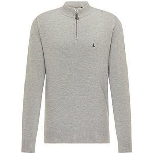 revend heren trui, lichtgrijs, gemêleerd, XXL