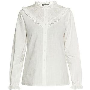 kilata Damesblouse met lange mouwen, wit, M