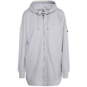 TYLIN Lange sweatjas voor dames, grijs melange, XL