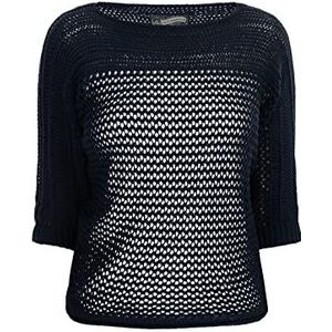 PLUMDALE Gebreide damestrui, marineblauw, L