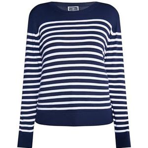 palpito Gebreide damestrui, marinewit., S