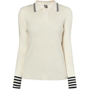 SANIKA Gebreide damestrui, wolwit marine, M/L