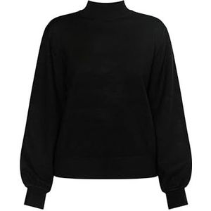 caspio Gebreide damestrui, zwart, M/L