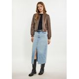 Dreimaster - Jas - Taupe - Dames - Bomberjack - Lamsleer