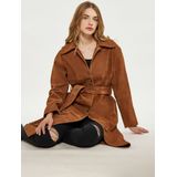 Dreimaster - Jas - Bruin - Leren Jassen