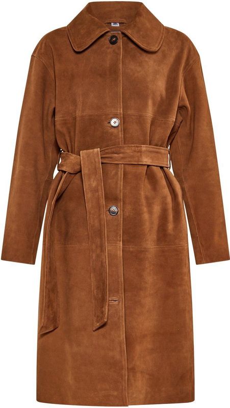 Dreimaster - Jas - Bruin - Leren Jassen