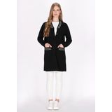 DreiMaster - Vintage - Gebreid Vest - Zwart/Wit