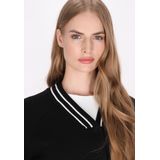 DreiMaster - Vintage - Gebreid Vest - Zwart/Wit