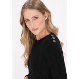 Dreimaster - Jumper - Dames - Zwart - Gebreid