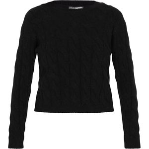 Dreimaster - Jumper - Dames - Zwart - Gebreid