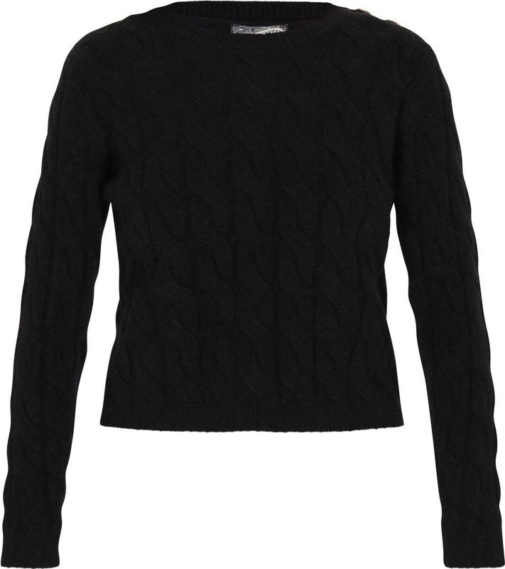 Dreimaster - Jumper - Dames - Zwart - Gebreid