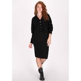 DreiMaster - Vintage - Gebreid Vest - Zwart