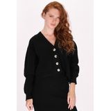 DreiMaster - Vintage - Gebreid Vest - Zwart