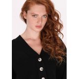 DreiMaster - Vintage - Gebreid Vest - Zwart