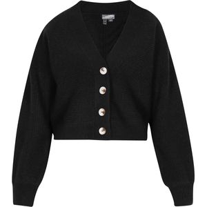 DreiMaster - Vintage - Gebreid Vest - Zwart