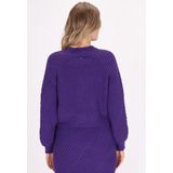 DreiMaster - Vintage - Gebreid Vest - Donkerlila