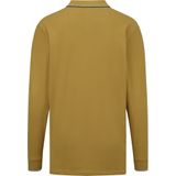 Poloshirt - Donkergeel - MILANVETZO - Lange Mouwen