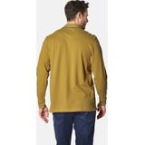 Poloshirt - Donkergeel - MILANVETZO - Lange Mouwen