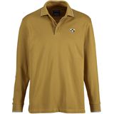 Poloshirt - Donkergeel - MILANVETZO - Lange Mouwen