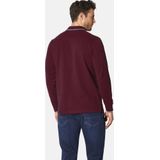 Poloshirt - Donkerrood - MILANVETZO - Lange Mouwen