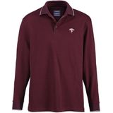 Poloshirt - Donkerrood - MILANVETZO - Lange Mouwen