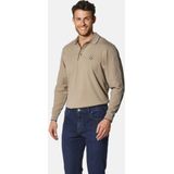 Poloshirt - Beige - MILANVETZO - Lange Mouwen