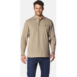 Poloshirt - Beige - MILANVETZO - Lange Mouwen