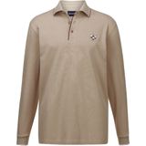 Poloshirt - Beige - MILANVETZO - Lange Mouwen