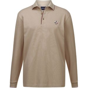 Poloshirt - Beige - MILANVETZO - Lange Mouwen