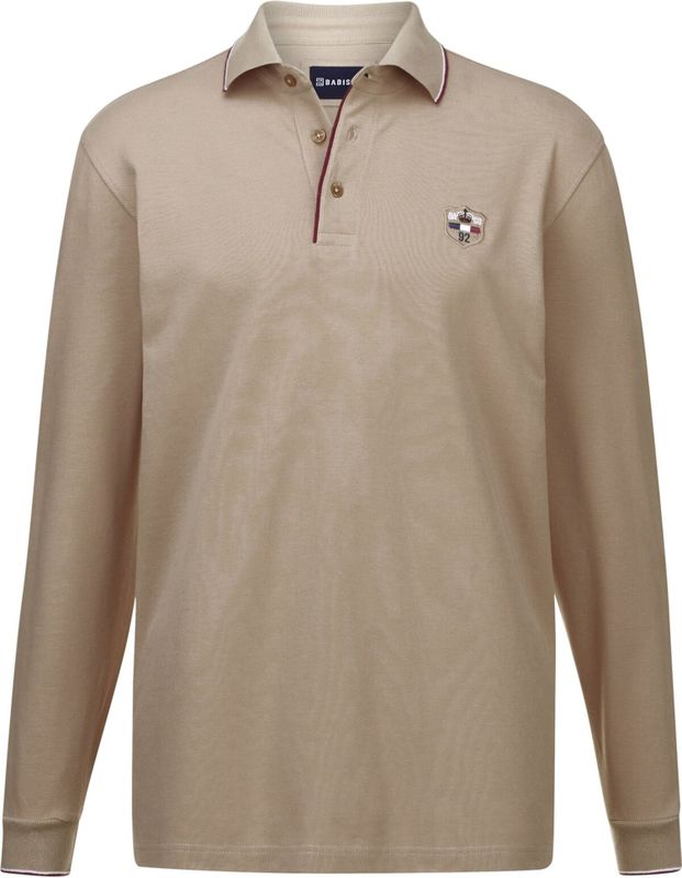 Poloshirt - Beige - MILANVETZO - Lange Mouwen