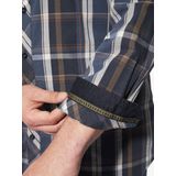 DUKE - THORNEY - Overhemd - Blauw - Geruit