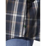 DUKE - THORNEY - Overhemd - Blauw - Geruit