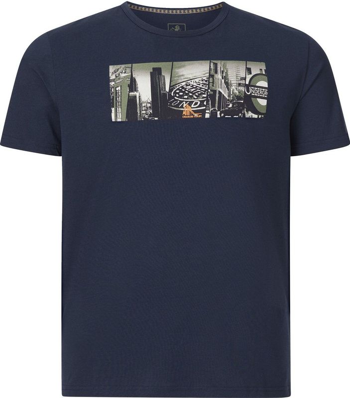 T-shirt - Donkerblauw - EARL BASELEY