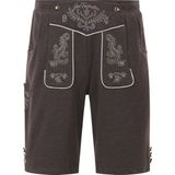 Jan Vanderstorm - Dennik - Sweatbermuda - Donkerbruin