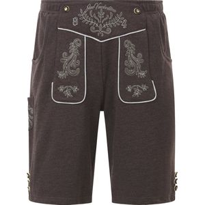 Jan Vanderstorm - Dennik - Sweatbermuda - Donkerbruin