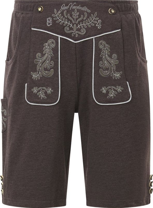 Jan Vanderstorm - Dennik - Sweatbermuda - Donkerbruin