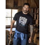 Jan Vanderstorm - RANSTEIN - T-shirt - Zwart