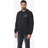 Charles Colby Hooded Sweatshirt zwart, Effen