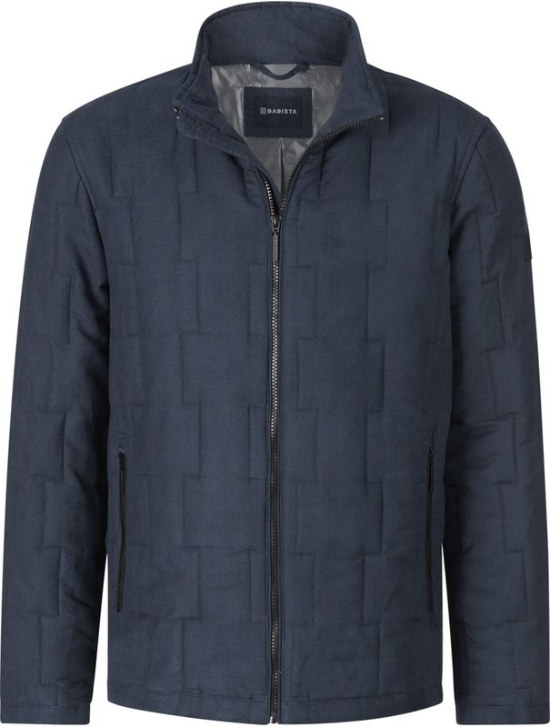 Babista - LUCEMASO - Imitatieleren Jas - Donkerblauw
