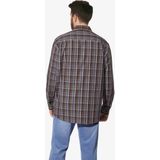 DUKE - MALACHAI - Overhemd - Donkerrood - Geruit