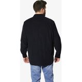 Charles Colby - Duke Nilson - Corduroy Overhemd - Donkerblauw - +Comfort Fit